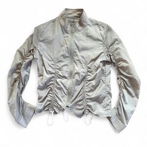 Light grey zip up jacket